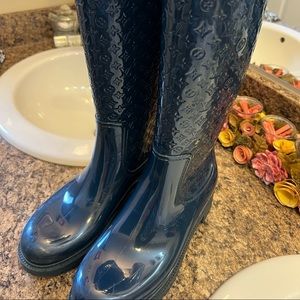 Louis Vuitton tall rain boots